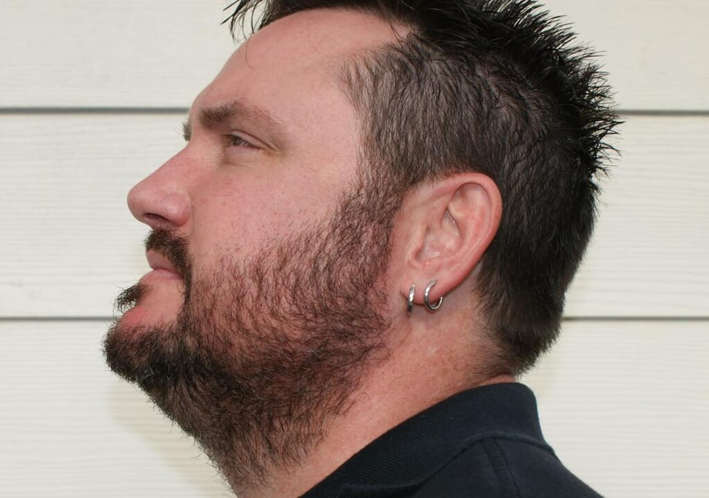 I used dark brown henna hair dye on my goatee