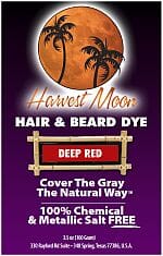 Harvest Moon deep red henna hair dye